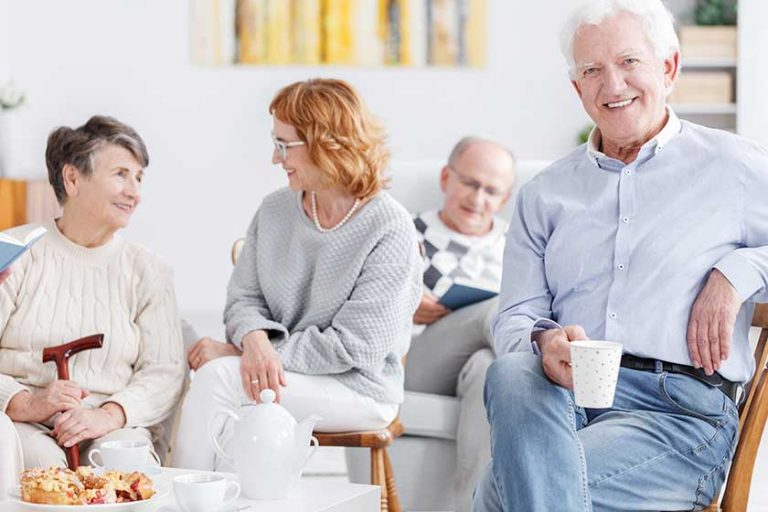 Afternoon in nursing home