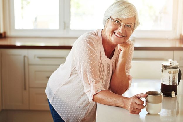 Home is not a place but a feeling. a senior woman at home Home is not a place but a feeling. a senior woman at home