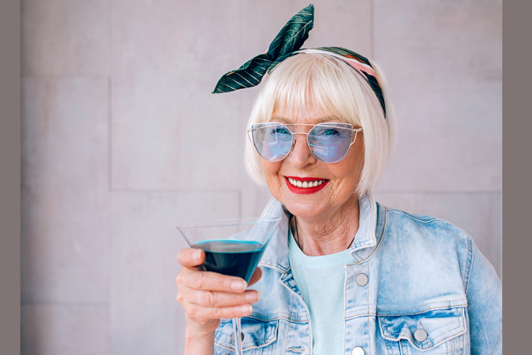 senior-old-stylish-woman-gray-hair-blue-glasses